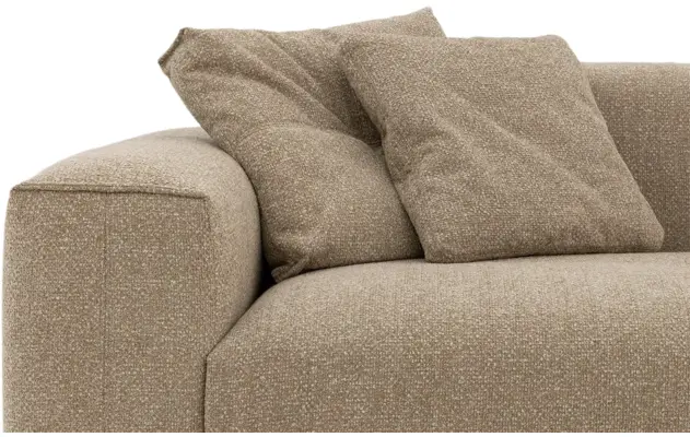 Goossens loungebank lago bruin stof - 8252192-{merk}-lago-bank-stof-bruin-09